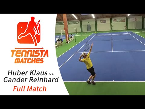 Tennismatch - Klaus Huber vs. Gander Reinhard [Full Match]