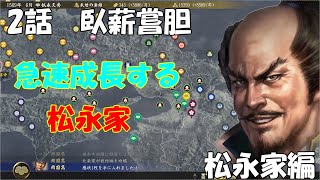 急速に勢力を広げる松永家・・アカエの信長の野望・大志　【松永編】