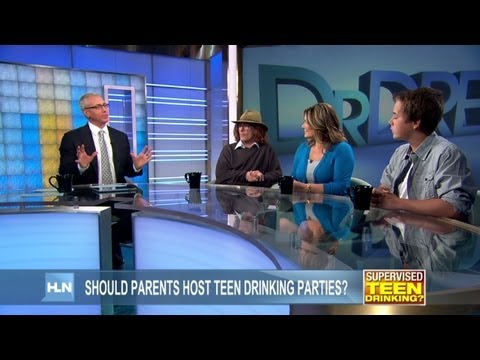Should parents let teens drink at home?