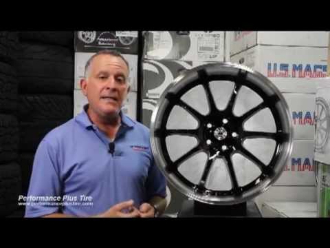 Konig Wheels - Lightning Black with Machined Lip -- Performance Plus Wheel & Tire Review
