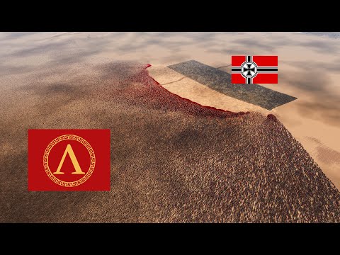 50.000 GERMAN SOLDIERS vs 3 MILLION SPARTANS - Ultimate Epic Battle Simulator 2 UEBS2