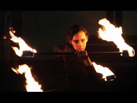 Delicate dance   Ugne fire dance