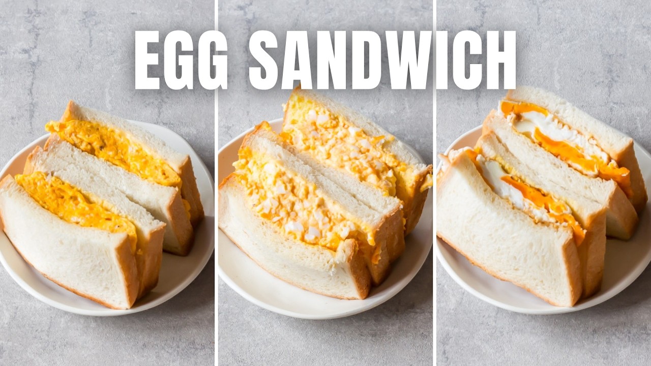 Tamago Sando 3 Ways — Have You Tried All of Them?