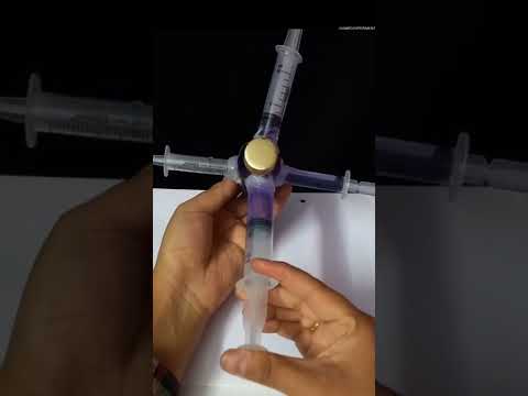 Syringe 💉 pascal's law demo || Educational experiment || ♥️ #shorts #youtubeshortsvideo #e_bull_jet