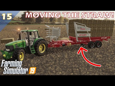 GETTING THE STRAW MOVED | The Northern Coast | Episode 15 | Farming Simulator 19