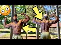 100 PULL-UPS and 100 PUSH-UPS in 5 MINUTES?!? (How to Build Muscle with Calisthenics)