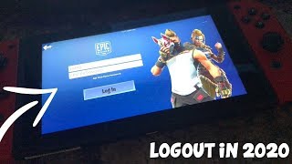 "EASIEST WAY TO LOGOUT ON FORTNITE NINTENDO SWITCH IN 2022" - CONNECT EPIC GAMES ACCOUNT TO SWITCH"