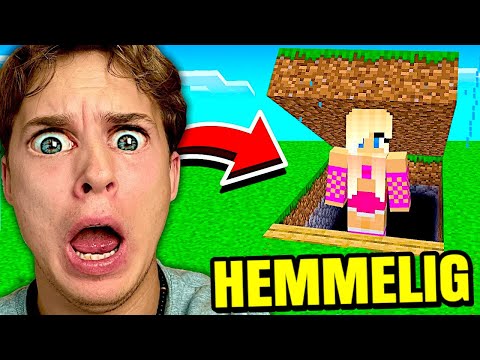 Jeg Finder Min Kærestes Hemmelige Base I Minecraft!!