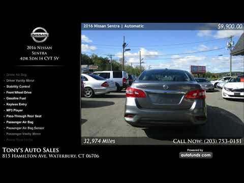 2016 Nissan Sentra (CC-1294510) for sale in Waterbury, Connecticut
