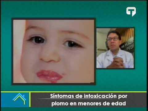 Síntomas de intoxicación por plomo en menores de edad