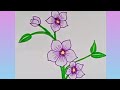 How To Draw Periwinkle Flowers Step By Step