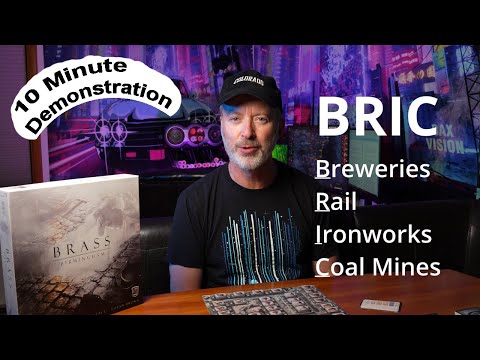 Brass Birmingham: "BRIC" Core Strategy Demonstration Playthrough