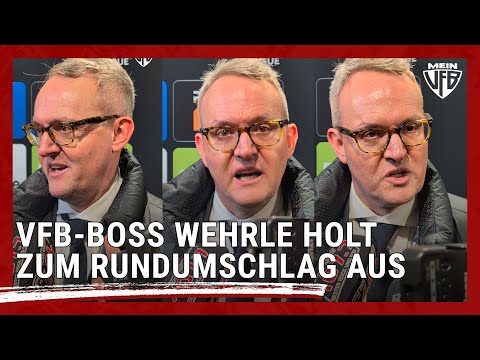 "I've never experienced anything like this before" - Wehrle in an 8-minute rant about the events ...