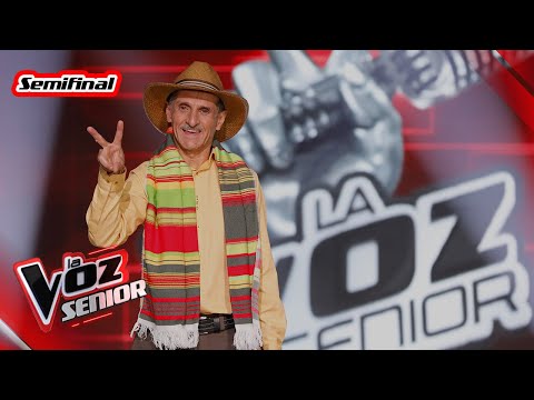 Luis Alberto canta 'El desempleado' en la semifinal | La Voz Senior 2022