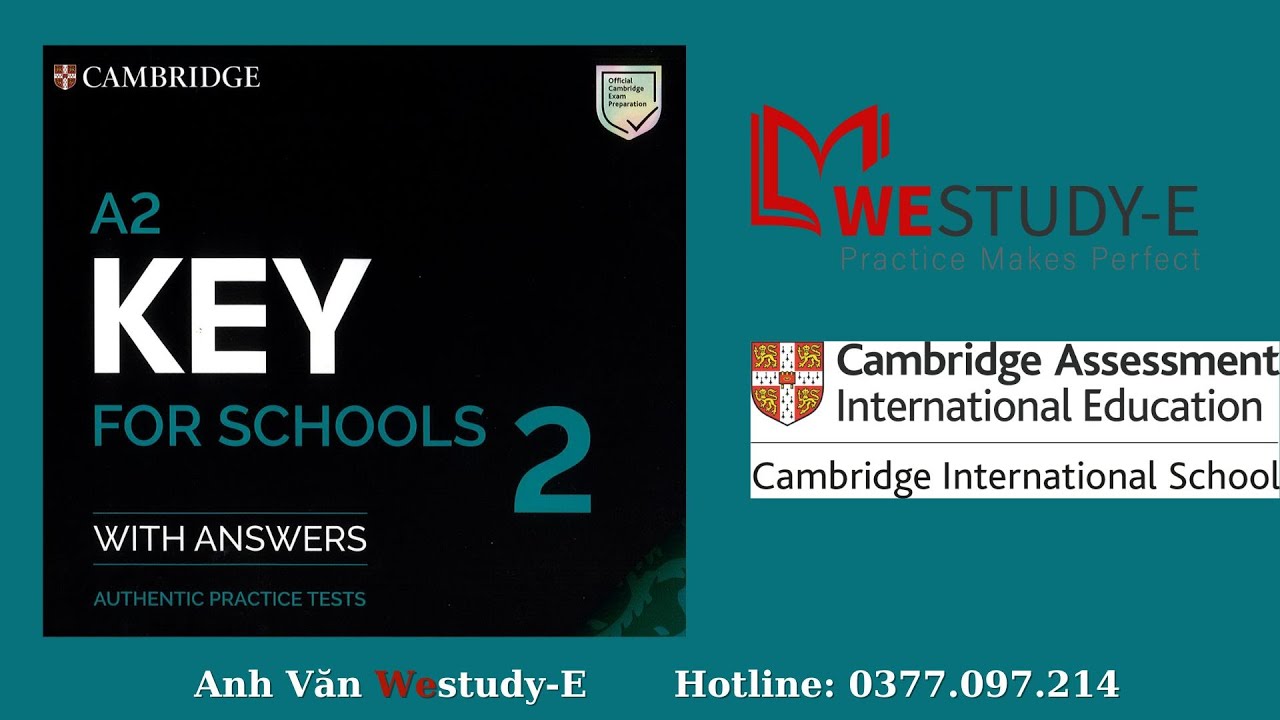 A2 KEY 2 for Schools - Listening Test 2 ( for the revised 2020 exam)