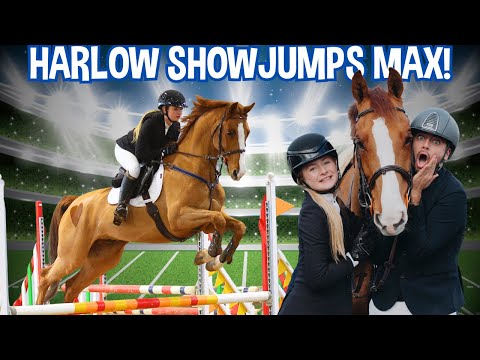 HARLOW SHOW JUMPS DEMIR'S HORSE MAX!
