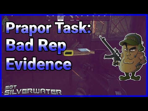 Bad Rep Evidence - Prapor Quest on Customs in Escape from Tarkov