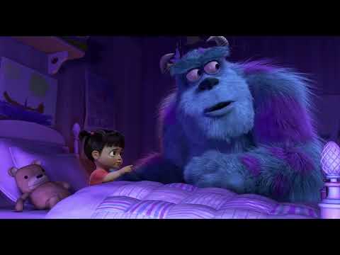 Touching Goodbye Scene  Monsters Inc with subtitles