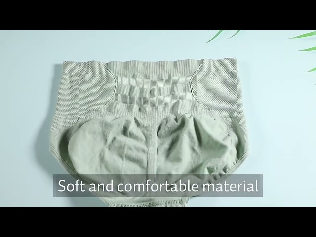 Vídeo relacionado con Genérico Bragas Sexis sin para Mujer Bragas Cintura Media Seda Helada para Levantar la Cadera sin sensación Bragas algodón en la (Dark Blue XL)