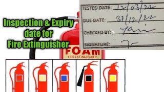 Fire Extinguisher Maintenance & refilling|Testing|Inspection date|Expiry date in Urdu/Hindi|NFPA 10