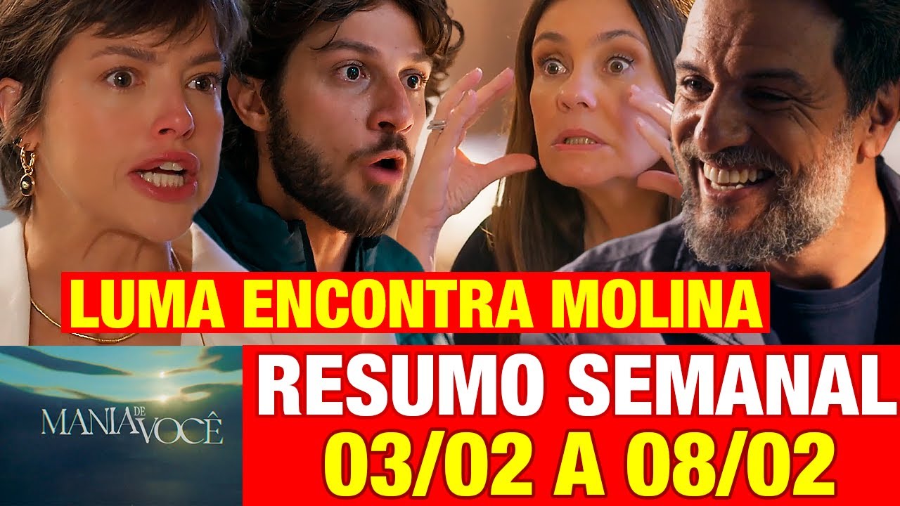 MANIA DE VOCÊ - Resumo SEMANAL COMPLETO! 03 A 08 FEVEREIRO - PRINCIPAIS DESTAQUES DA PRÓXIMA SEMANA!