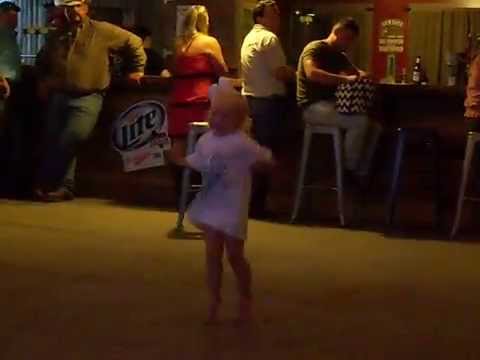 Young fans dancing to Jim Raby and the Good Whiskey Band