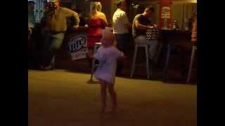Young fans dancing to Jim Raby and the Good Whiskey Band