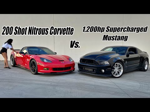 Racing Girl In Corvette vs My Shelby GT500 Forces Me to do THIS! McLeod Racing RXT1200