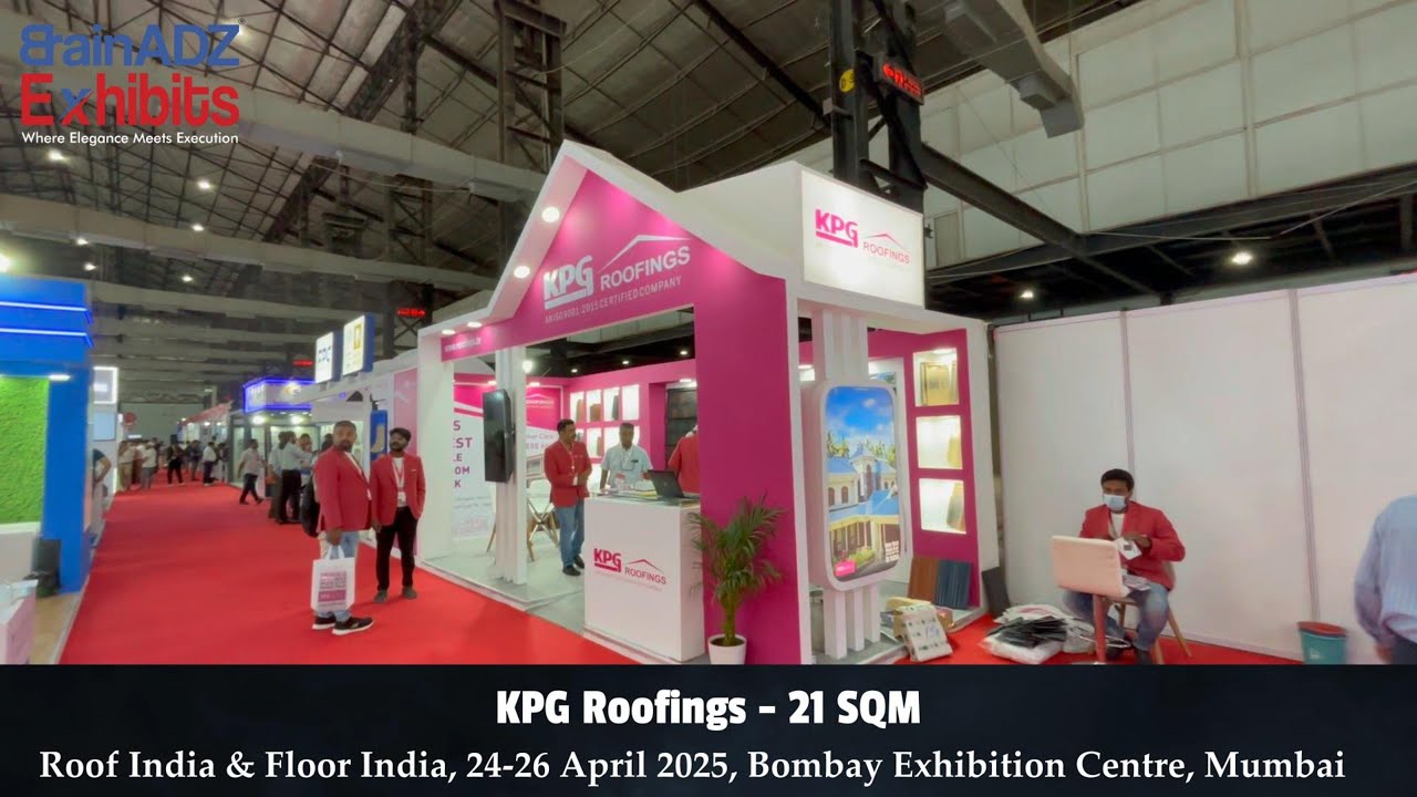 KPG Roofings at Roof India & Floor India 2025 – Designed & Built by BrainADZ Exhibits