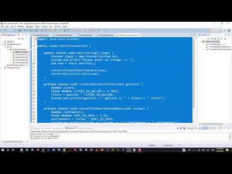 Java Programming 1 - Chapter 3 Exercise 7 - Summer 2018
