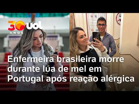 Enfermeira brasileira morre durante lua de mel em Portugal após comer frutos do mar