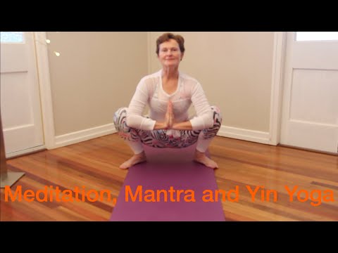 20 minute Meditation, Mantra and Yin Yoga for beginners. Set yourself up for success with a mantra.