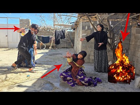 Husband wants to set second wife on fire because first wife left home