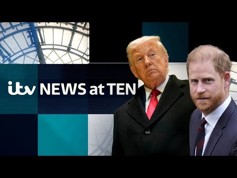 Watch ITV News at Ten LIVE  - as Prince Harry hits out at Trump's remarks on Afghanistan