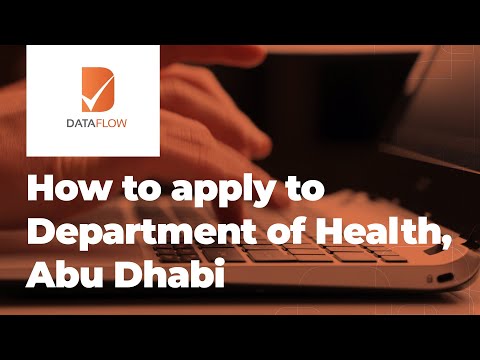 Part of a video titled Apply to DataFlow Abu Dhabi - Department of Health (DOH)