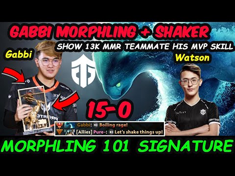 Gabbi Morphling Monster Carry- Show His Teammate How MVP PLAY vs 13K MMR Entity.Watson Dota 2