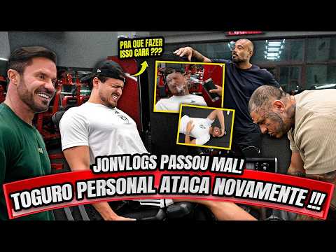TOGURO PERSONAL FEZ JONVLOGS PASSAR MAL - LEG DAY INSANO!!!