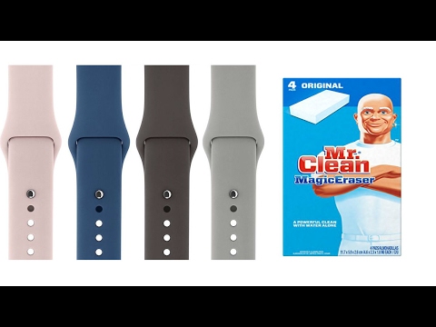 How to clean an Apple Watch Sport Band