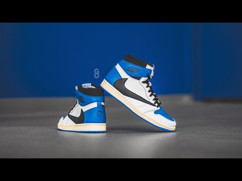 Fragment x Travis Scott x Air Jordan 1 Retro High OG SP "Sail / Military Blue": Review & On-Feet