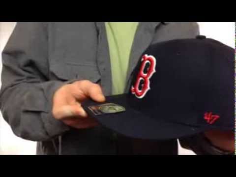 Red Sox 'SURE-SHOT SNAPBACK' Navy Hat by Twins 47 Brand