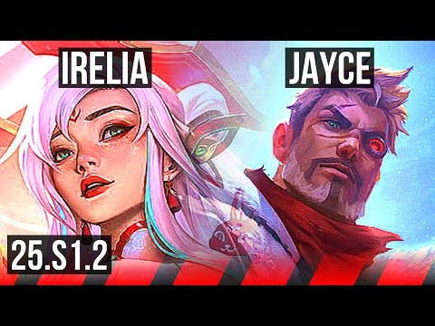 IRELIA vs JAYCE (TOP) | 6 solo kills, 7/1/2, Godlike | KR Master | 25.S1.2