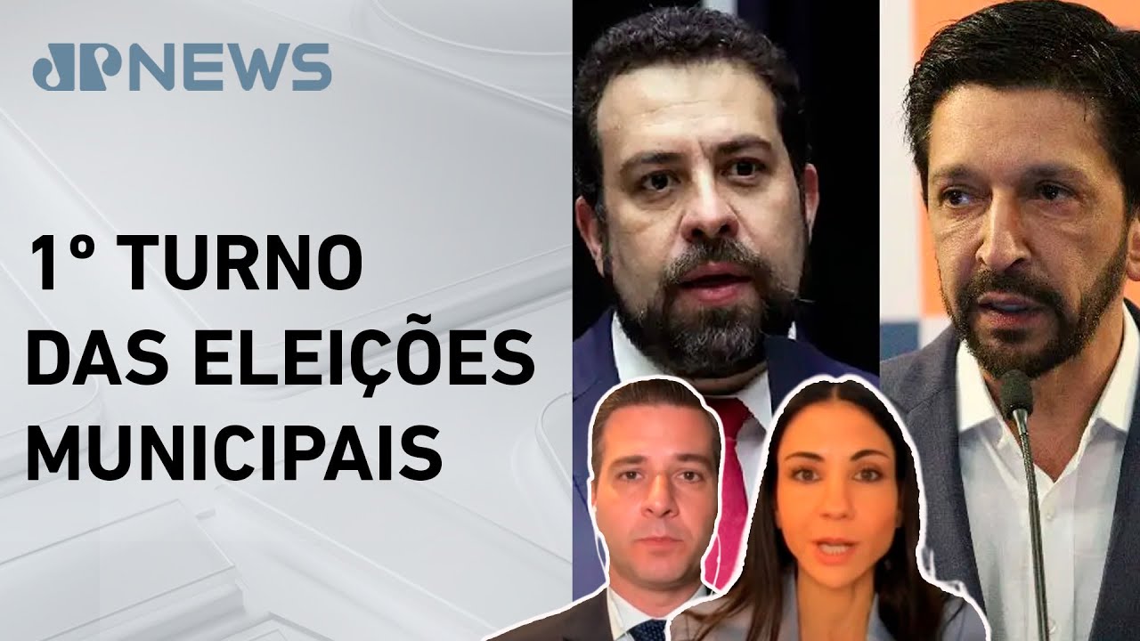 Nunes e Boulos não terão presença de padrinhos políticos na reta final; Amanda e Beraldo comentam