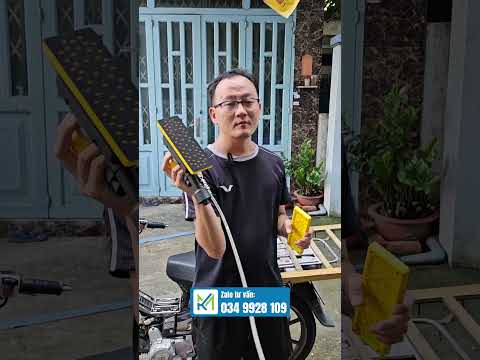 Hướng dẫn cách thay thế đế chữ nhật của máy chà hơi