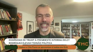 JAMIL CHADE EXPLICA "PACTO" DOS EUA COM DELCY RODRÍGUEZ NA VENEZUELA