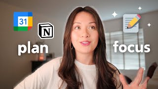 What I Plan Digitally vs on Paper | productivity as new mom, plan with me 2024