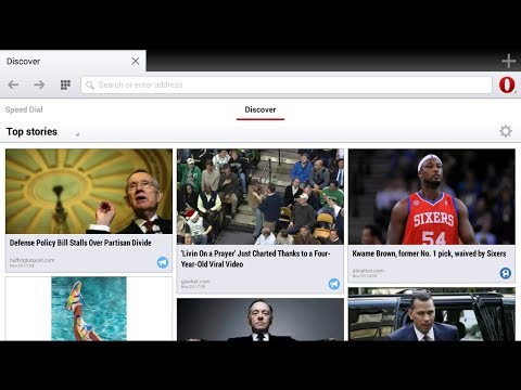 Opera Browser updated with new look for Tablets