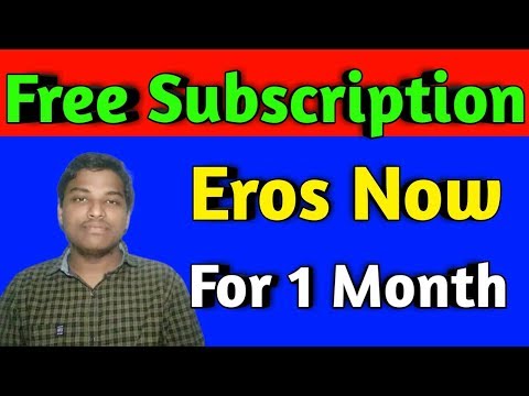 Eros Now Free 1 Month Subscription !! Get Eros Now Promocode !!