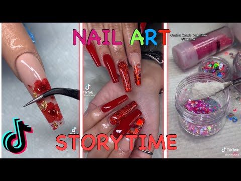 NAIL STORYTIME TIKTOKS that SPILL all the TEA💅🏽🤭
