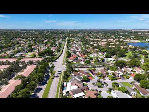 4k Drone Video of Miramar Florida