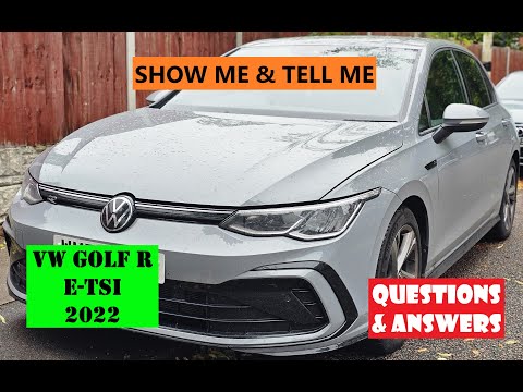 PASS YOU DRIVING TEST - VW GOLF R E-TSI 2022 - SHOW ME & TELL ME
